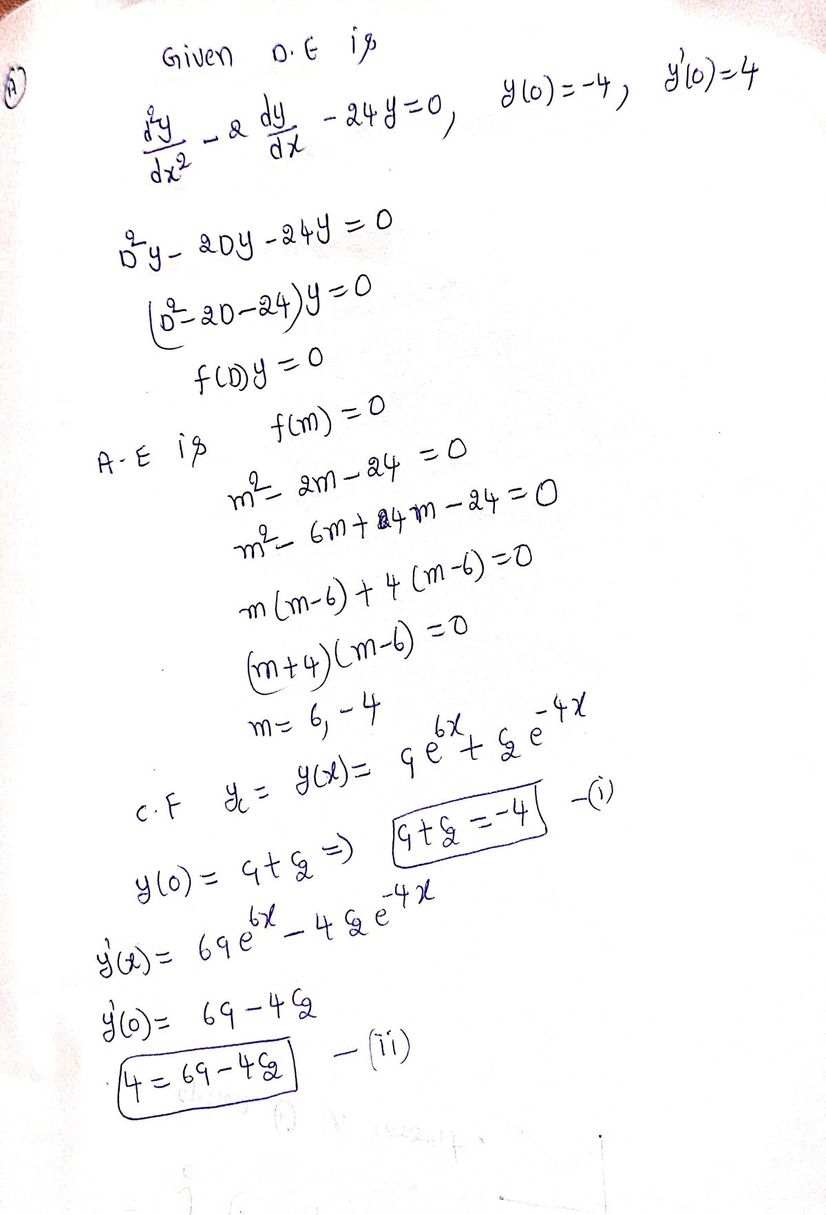 Advanced Math homework question answer, step 1, image 1